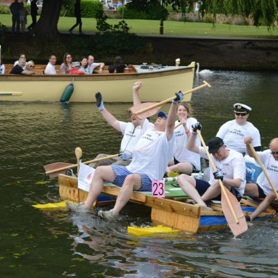 JMDA participate in charity raft race