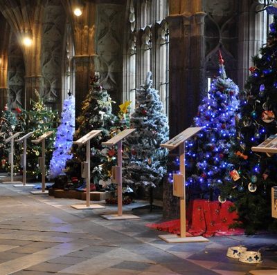 JMDA enter Worcester Cathedral Christmas Tree